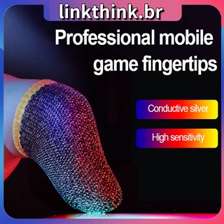 LINTHINK luvas de dedo para jogos luvinha de dedo luva para celular luva gamerLuvas de dedo antiderrapantes e anti-suor Para jogar jogos para celular 1 par (2 peças)