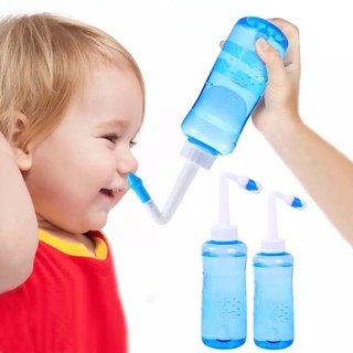 Lavador Nasal Higienizador Nariz Bebês Crianças e Adultos Alivio Rinite Sinusite e Alergias