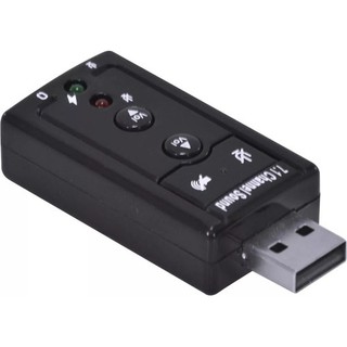 Adaptador Placa De Som Audio Virtual De Canal 7.1 USB