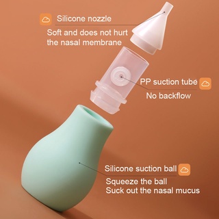 Bomba De Aspirador Nasal De Silicone Infantil Tipo Neonatal / Nebril Nasal / Antiback / Baby / Aspirador Nasal / Seguro E Não Tóxico (5)