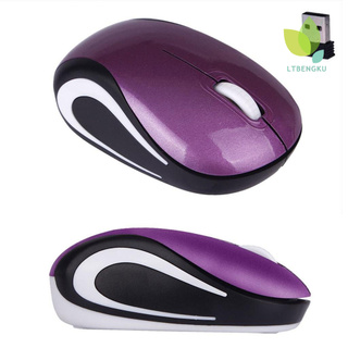 < Mouse > Mini Mouse Sem Fio Óptico Usb 3 Teclas 800 / 1200dpi Para Notebook Pc (2)