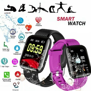 Smartwatch 116 Plus Esportivo à Prova d’Água / Pulseira com Monitor de Frequência Cardíaca/Pressão/Pedômetro D13/Android