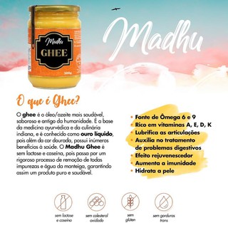 Manteiga Ghee com Sal Rosa do Himalaia 150g Sem Lactose - Madhu (3)