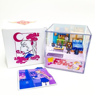 Cubo Diorama 3D - Sailor Moon - Serena's Room - Cubo de Acrílico 9x9x9cm