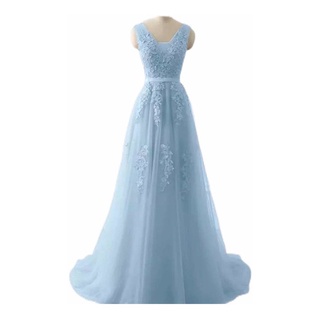 Vestido Princesa Festas, Casamentos, Formaturas Tiffany Azul