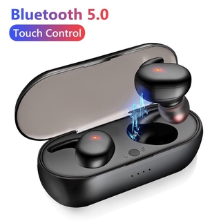 Y30 Tws Fone De Ouvido Sem Fio Bluetooth 5.0 Com Redução De Ruído / Estéreo