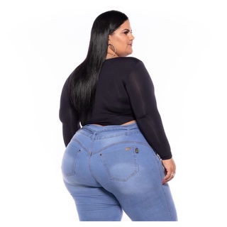 calça jeans jogger feminina plus size - promoção moda Plus (2)