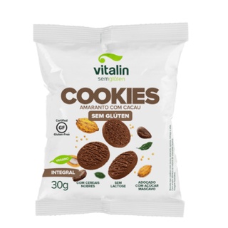 Cookies amaranto com cacau integral Vitalin 30g
