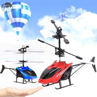 Mini Helicóptero De Controle Remoto De Indução Infravermelho RC/Gestoto Drone 2CH