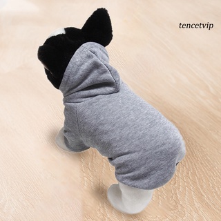 [Vip]Fashion Solid Color Warm Puppy Dog Hoodies Sweater Coat Sweatshirt Pet Clothes (3)
