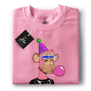 Camiseta NFT Monkey Buble - 100% algodão em 3 cores.