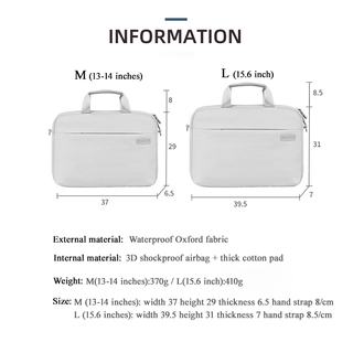 Waterproof laptop bag with detachable shoulder strap for women/men handbag briefcase 13.3 14 15.6 inch (9)