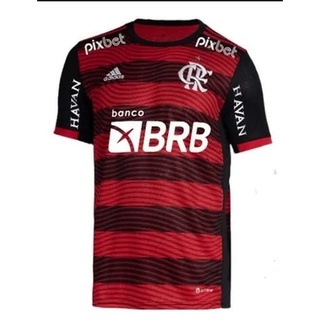 Camisa Camiseta do Flamengo 2022/2023 Preta com Dourado E tradicional