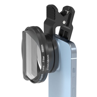 KnightX HD Lente Clipe Universal 58mm Filtro Prisma Efeitos Especiais Para iPhone Android Telefone Móvel Grande Angular Câmera Macro