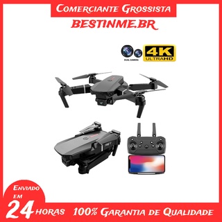 Drone E88 Pro 4k Hd Dual Camera Posicionamento Visual 1080p Wifi FPV