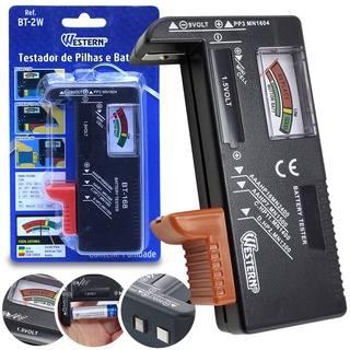 Testador Digital De Pilhas Baterias Normal Alcalina Recarregável Botão AAA AA B C D