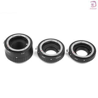 PR*SHOOT XT-365 Auto Focus AF Macro Extension Tube Adapter Ring Set 12mm 20m 36mm for Nikon F-mount AF Lens for Nikon (6)