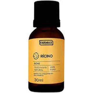 Óleo de Ricino 100% Puro 30ml Farmax