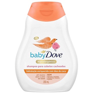 Shampoo Baby Dove Cabelos Cacheados Baby Dove 200ml