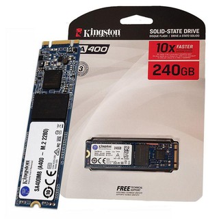 HD SSD Kingston SA400, 240Gb, M.2, Leitura 500Mb/S, Gravação 350Mb/S - Sa400M8/240G