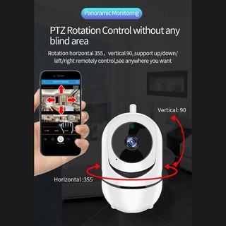 Câmera de Segurança IP Sem Fio CCTV HD com Visão Noturna/WiFi (6)