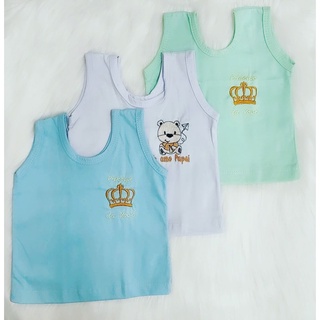 Kit 3 Camisetas Camiseta Menino e Menina Regata Infantil - Roupa para Bebê Recém - Nascido