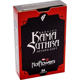 Baralho Kama Sutra Hétero Soft Erótico Hot Flowers 54 Cartas