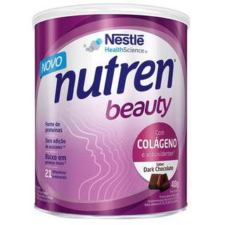 Suplemento Alimentar Nutren Beauty Colágeno Chocolate lata 400g