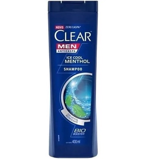 Shampoo Clear Men Anticaspa Ice Cool Mentol 400ml - 01 unid