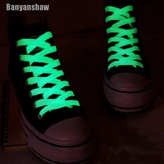 Banyanshaw 2pç / Par Cadarço Luminoso Colorido Que Brilha No Escuro / Esportivo / Corrida (8)