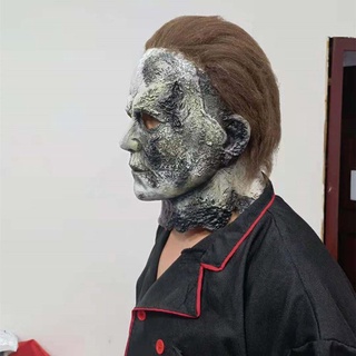 2021 Máscara Horror Halloween Michael Myers Cosplay Latex Headgear. (4)