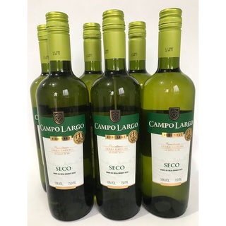 Vinho Branco Seco Campo Largo Kit C/6 Und
