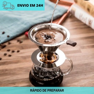 Filtro Para Café Coador De Aço Inox Sustentável E Reutilizável Para Casa E Trabalho (8)