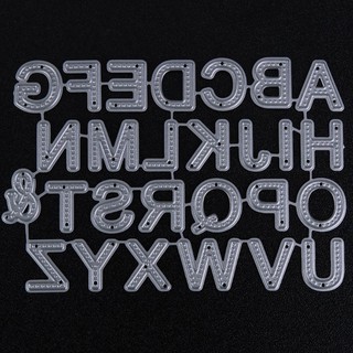 Alfabeto De Metal Corte Morre Stencil Diy Scrapbooking Embossing Cartão De Papel Decoração