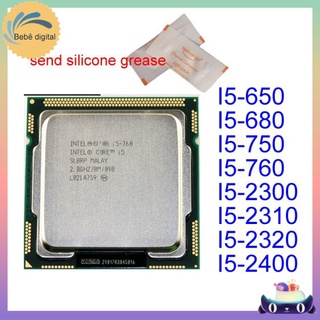 Intel Core CPU I5-650 I5-660 I5-680 I5-750 I5-760 I5-2300 I5-2310 I5-2320 I5-2500 I5-2400 Processador De Mesa LGA1156/1155