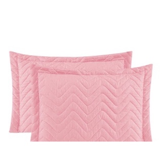 kit com 2 porta travesseiro protetor matelado rose