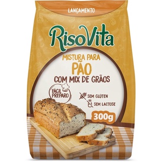 Mistura Para Pão Com Mix De Grãos 300G Risovita
