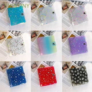 SHINYINY Photocard Sleeves Portable Picture Storage 1/2/3 inch Kpop Photocard Holder Book Mini Photo Album