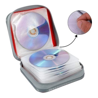 Porta Cds Dvds Blu Ray Estojo Pasta 40 Midias Case Box Super Resistente