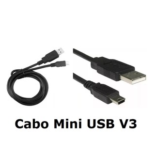 Cabo Usb 5pin Dados Canon Ifc-300pcu T5i T5 T6 T6i T6s T7i (mini USB V3) Tamanho 1.5m (6)