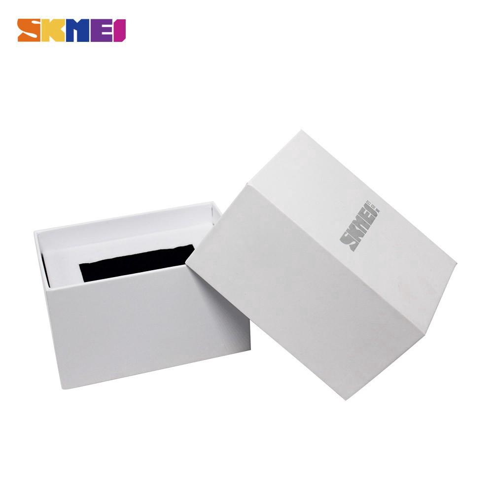 Caixa de presente oficial / original da marca SKMEI / caixa de relógio de papel