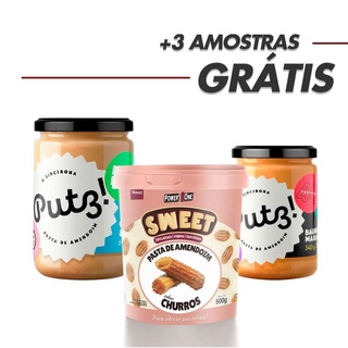 Combo Outlet Pastas de Amendoim + Amostras Grátis