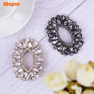 Adegree) 1PC rhinestone metal shoe clips women bridal shoes buckle decor accessories
