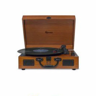 Vitrola Raveo Sonetto Wood Toca-discos Bluetooth Usb Aux