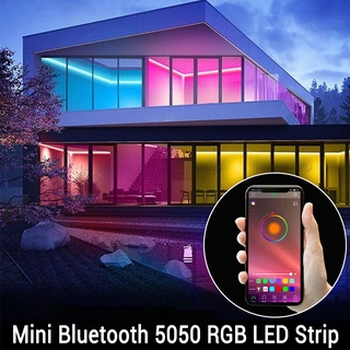 Tira Fita Led RGB Bluetooth À Prova D'água IP65 5050 RGB LED (6)