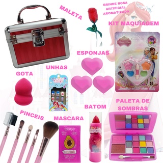 Maquiagem Crianças Kits Maleta Com Make Para Menina Neta (2)