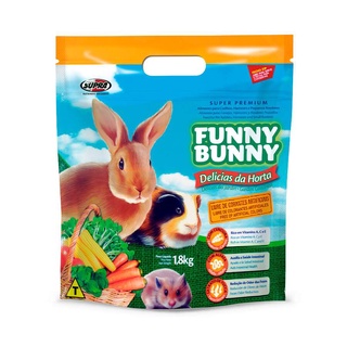 Ração Roedores Funny Bunny Delicias da Horta 1,8 kg