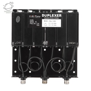 Yinitone 50W VHF Duplexer SGQ-150D N-Head Repeater Duplexer TX: 157.650/RX: 163.350MHZ DIY Walkie-Talkie Repeater Box