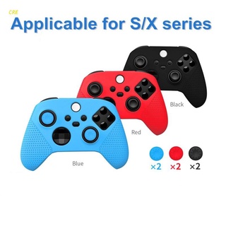 CRE Silicone Protective Case Anti-slip Handle Cover Shell Controller Skin For -Xbox Series X S Game Accessories
