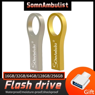 somnambulist big ring key ring flash drive USB3.0 2TB 1TB 512GB 256GB 128GB flash drive 64GB 32GB 16GB 8GB